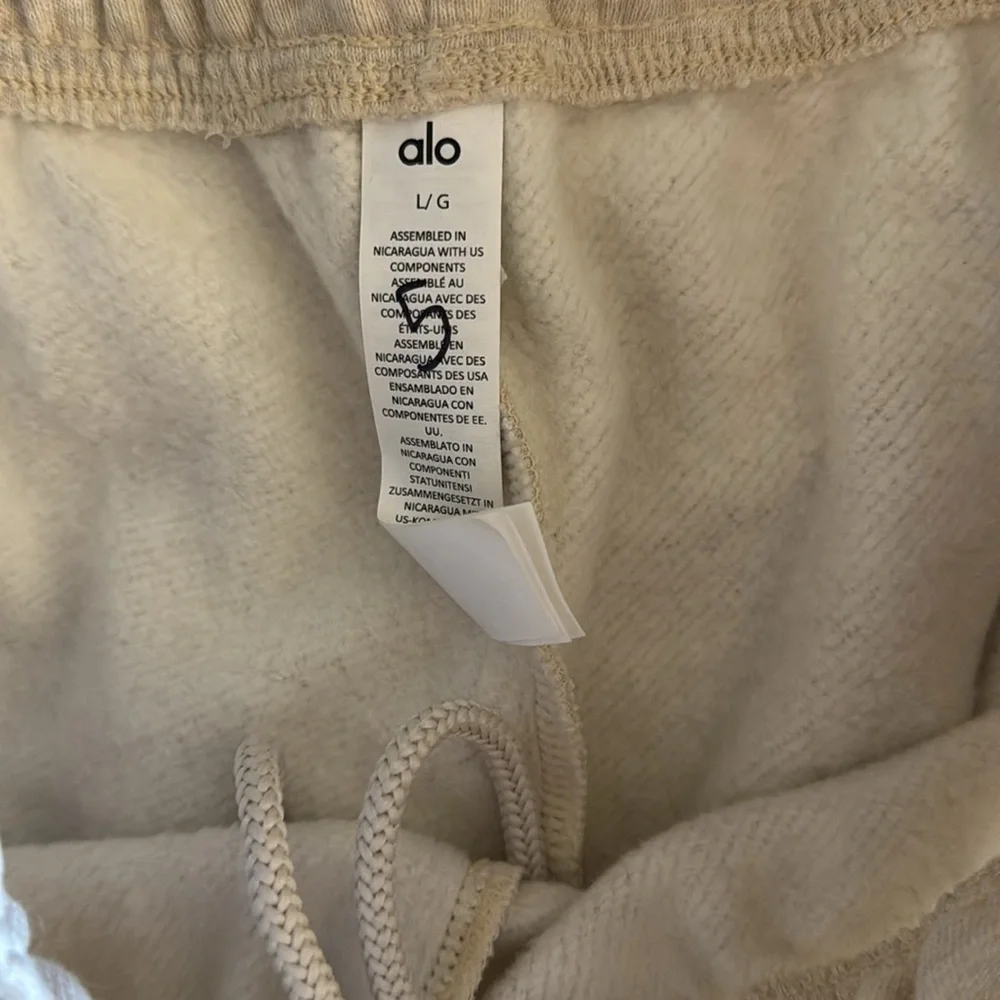 Accolade Straight Leg Sweatpant -Oatmeal Heather-L-NWT - Picture 7 of 7